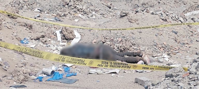 Cuerpo sin vida de varón es hallado en descampado de la Pampa Inalámbrica 
