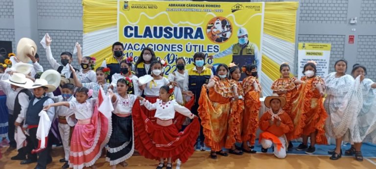 Moquegua: Se desarrolló con éxito clausura de vacaciones útiles “Verano Divertido 2022”