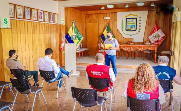 Realizan tercera reunión del Codisec en Punta de Bombón