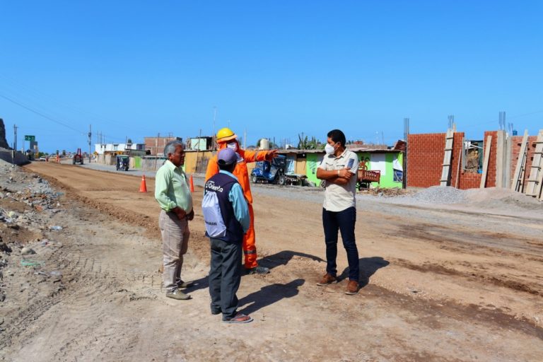 Punta de Bombón: continúan trabajos de afirmado en sector Calaveritas