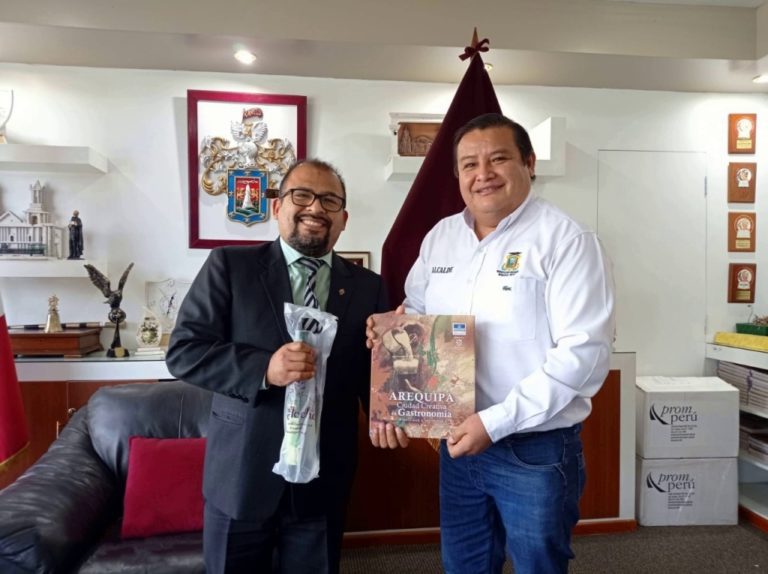 Alcaldes de Moquegua y Arequipa promueven trabajo conjunto