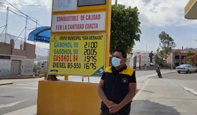 Grifos de Moquegua aún mantienen precios de combustibles