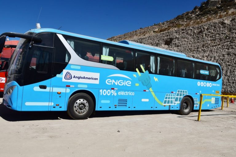 Anglo American y ENGIE ponen en marcha un bus eléctrico