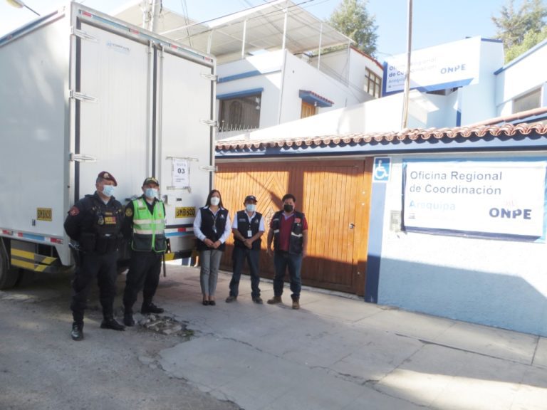 Arequipa: Llegó material electoral para elecciones internas 2022