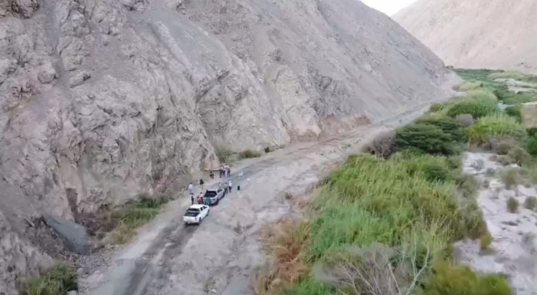 Habilitan trocha carrozable en la parte alta del río Osmore en El Algarrobal