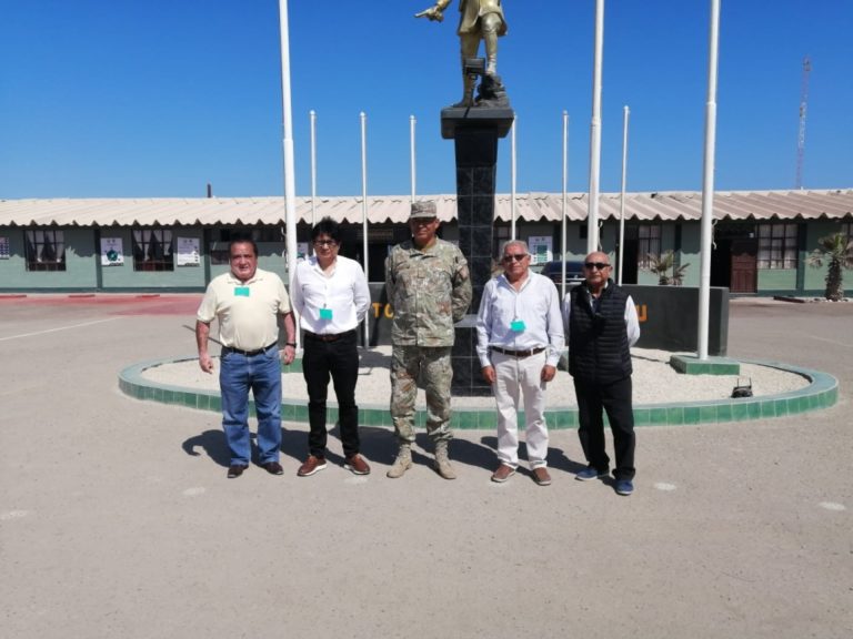 ANP – Ilo hizo visita protocolar al jefe del Agrupamiento militar “José Gálvez”