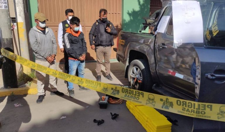 La Joya: Policía desarticula banda criminal con 41 kilos de cocaína