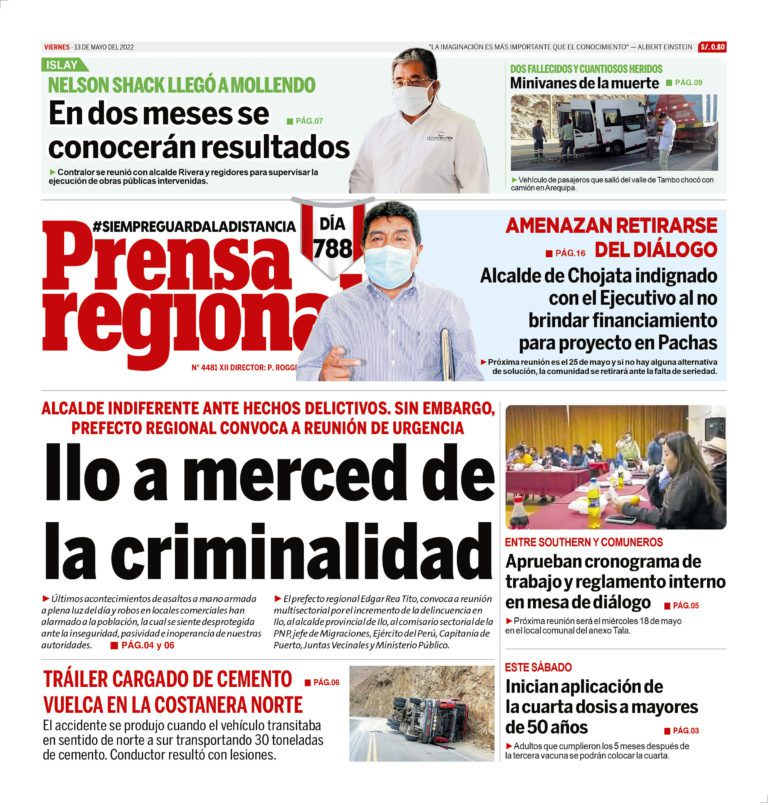 La Prensa Regional – Viernes 13 de mayo de 2022