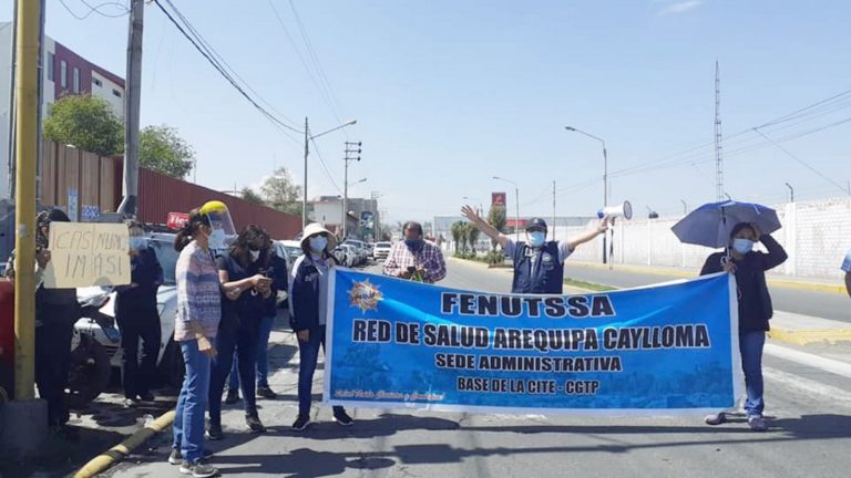 Fenutssa Arequipa: sector salud anuncia continuación de paro indefinido