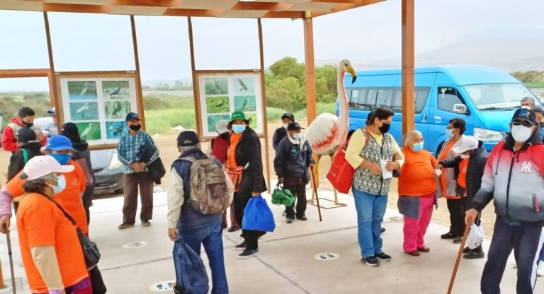 Adultos mayores de Matarani visitaron las Lagunas de Mejía