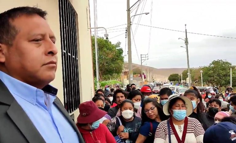 Población pide a alcalde de El Algarrobal que lleve proceso de adjudicación de lotes con transparencia