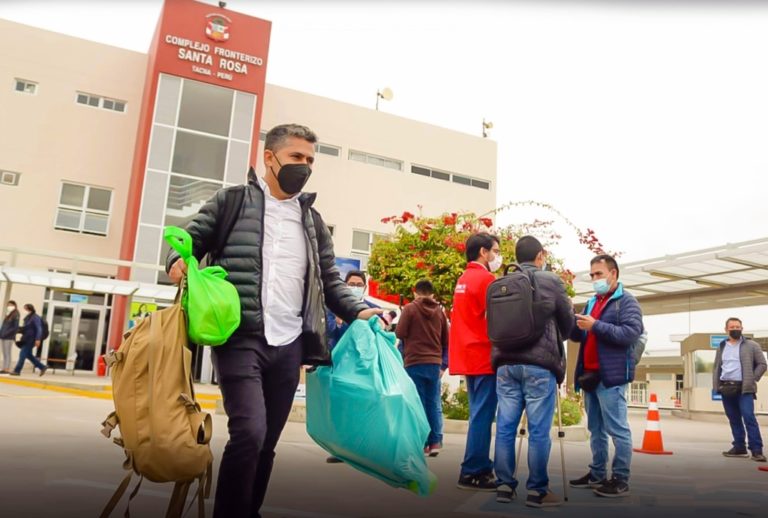 Tras dos años de pandemia, se reabrió el paso fronterizo entre Perú y Chile