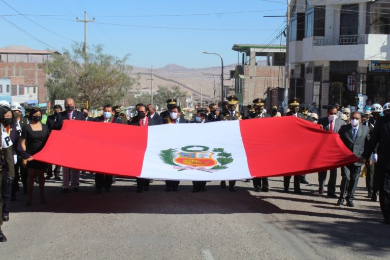 Realizan ceremonia por el 142° aniversario de la Batalla de Arica y Renovación del Juramento de Fidelidad a la Bandera