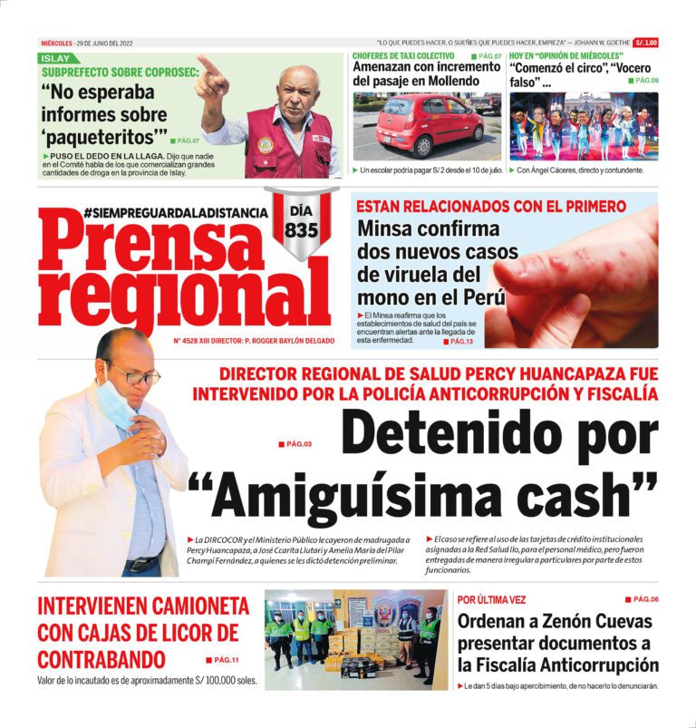 La Prensa Regional – Miércoles 29 de junio de 2022