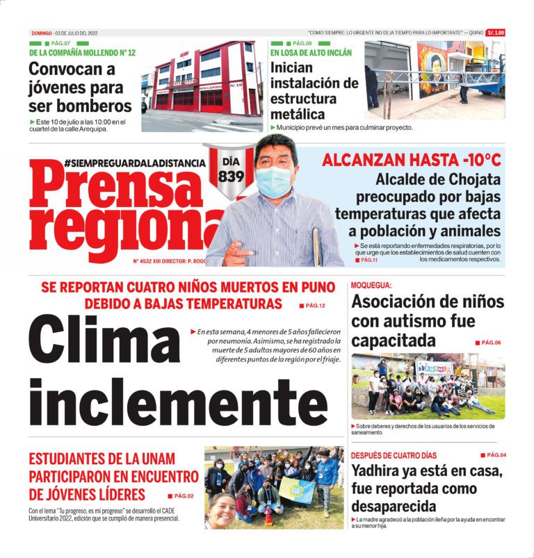 La Prensa Regional – Domingo 03 de julio de 2022