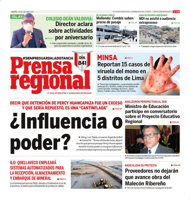 La Prensa Regional – Martes 05 de julio de 2022