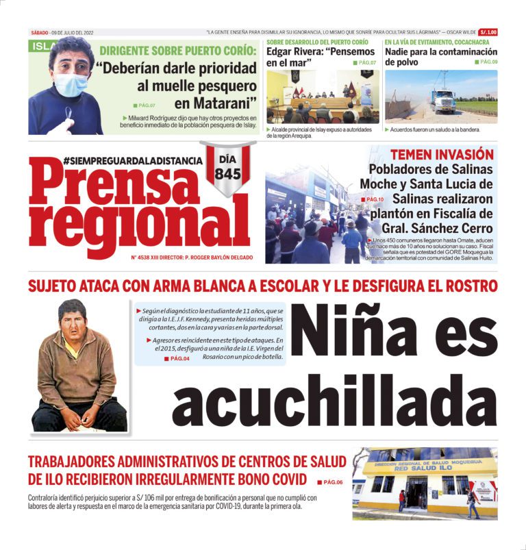 La Prensa Regional – Sábado 09 de julio de 2022