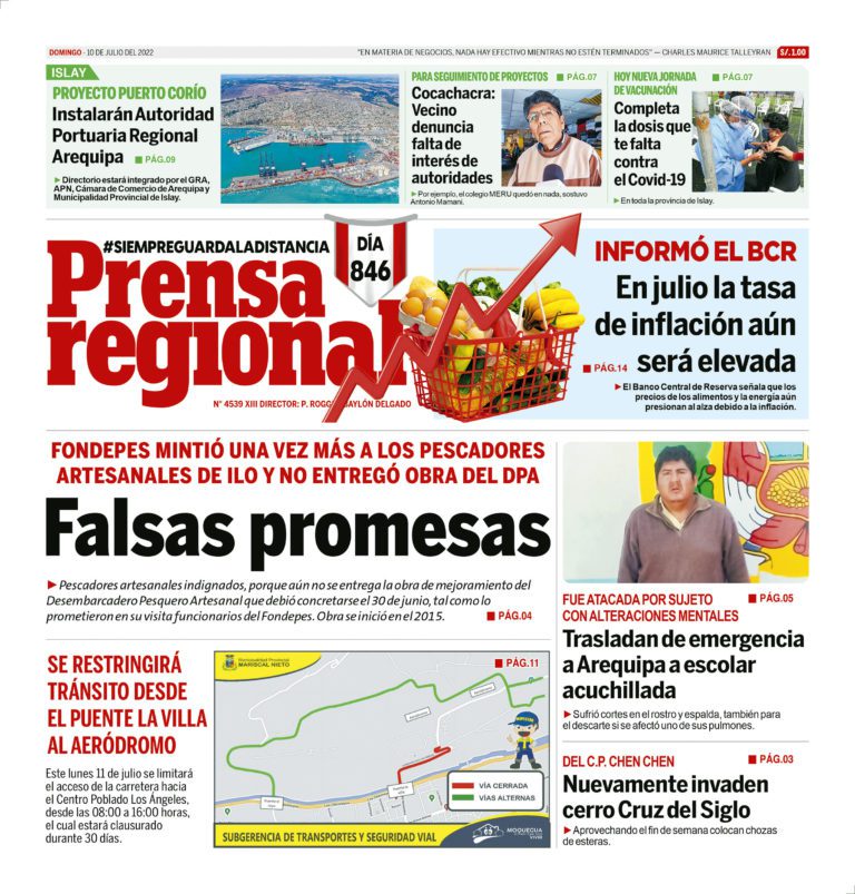 La Prensa Regional – Domingo 10 de julio de 2022