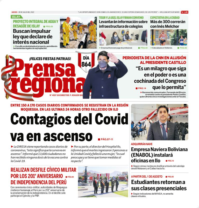 La Prensa Regional – Jueves 28 de julio de 2022