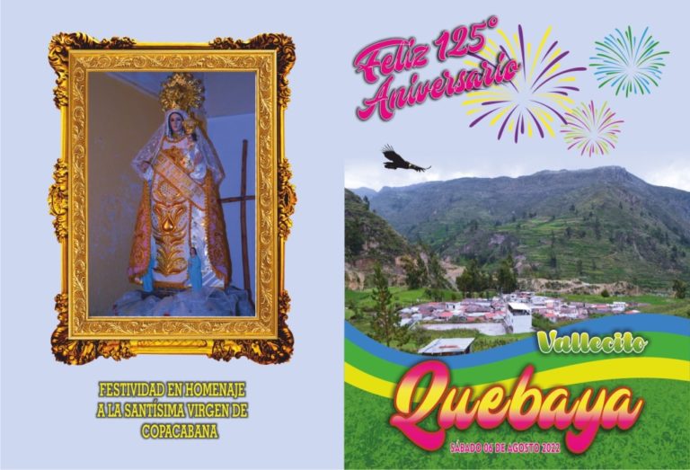 Vallecito de Quebaya hoy celebra su 125° aniversario de creación política