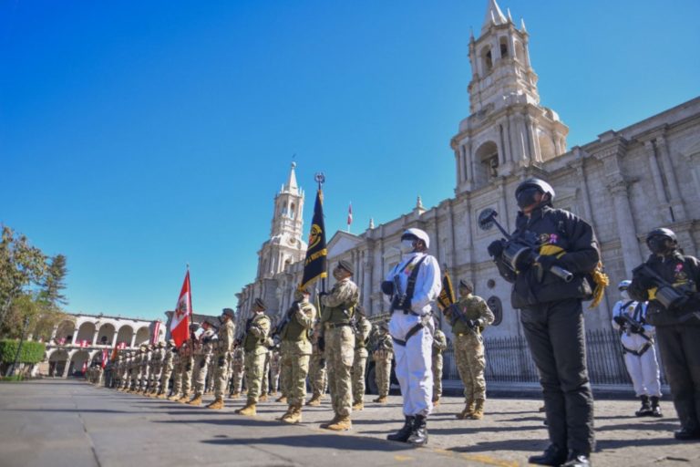 Tres mil policías darán seguridad por aniversario de Arequipa