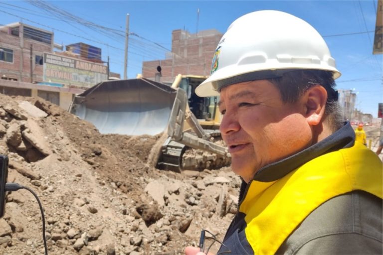 Moquegua: avanza obra vial en las avenidas Alfonso Ugarte y Santa Fortunata