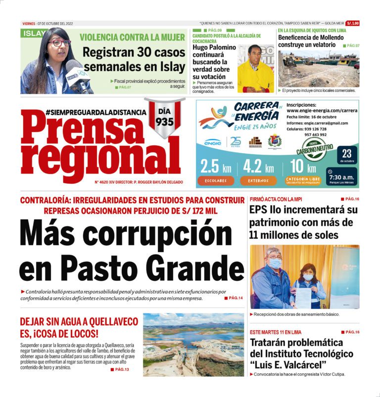 La Prensa Regional – Viernes 07 de octubre de 2022