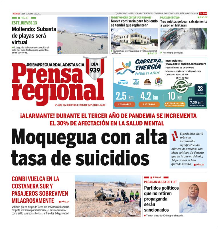La Prensa Regional – Martes 11 de octubre de 2022