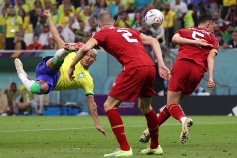 Qatar 2022: Brasil venció 2-0 a Serbia con golazo de Richarlison
