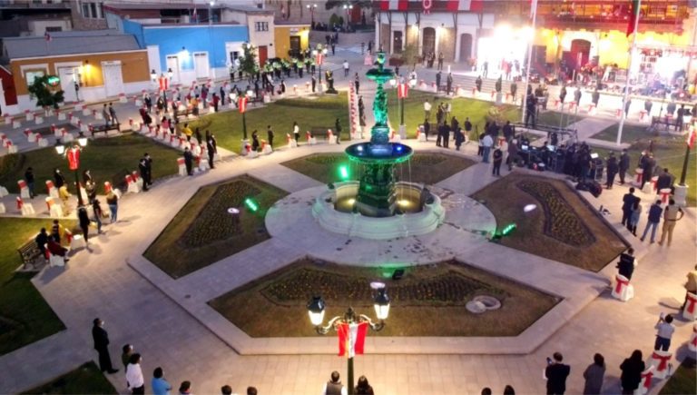 Recuperación de plaza de armas de Moquegua tiene reconocimiento nacional