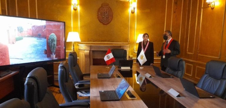 Ministerio Público: inauguran sala de sesiones de fiscales superiores de Arequipa