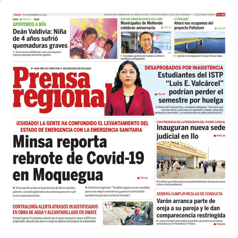 La Prensa Regional – Sábado 05 de noviembre de 2022