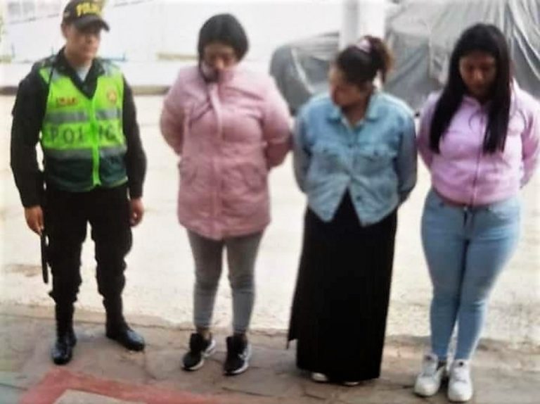 Banda de mujeres fue detenida en Chala