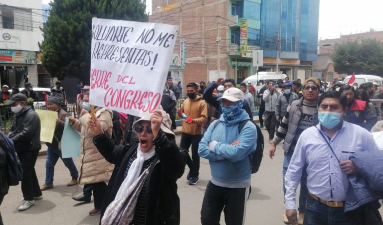 Movimiento “Yo Arequipa” Islay exige a Dina Boluarte que convoque a elecciones