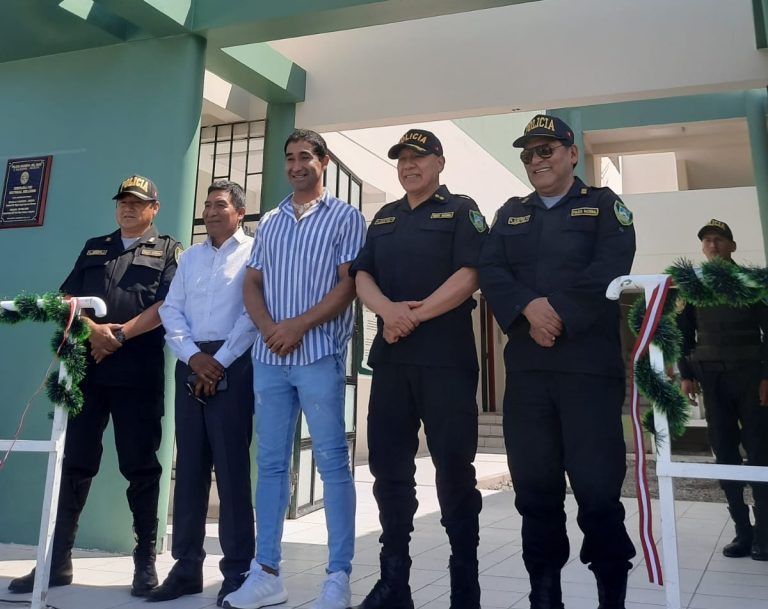 Policía Nacional: Inauguran ambientes remodelados de la comisaría sectorial Mollendo