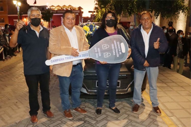 Moquegua: Justo Alejo Romero es el feliz ganador del automóvil de campaña tributaria