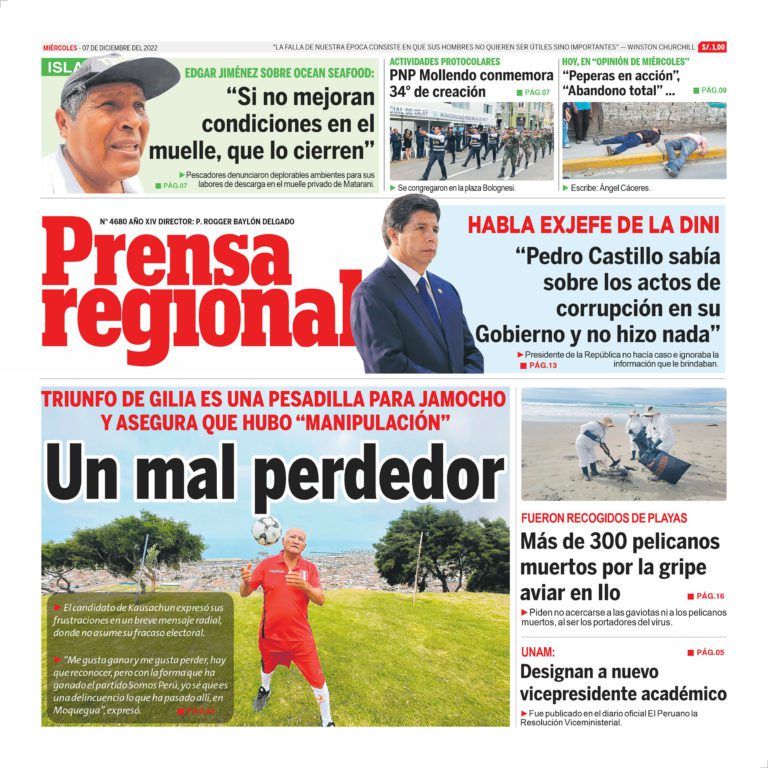 La Prensa Regional – Miércoles 07 de diciembre de 2022
