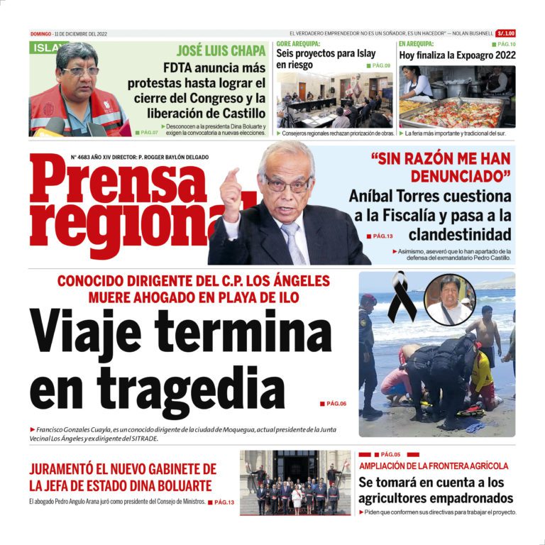 La Prensa Regional – Domingo 11 de diciembre de 2022