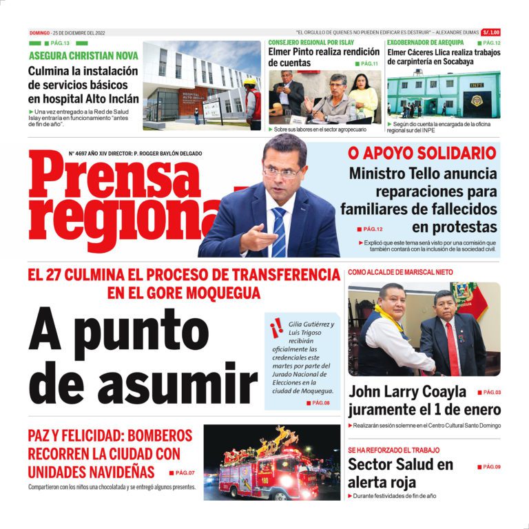 La Prensa Regional – Domingo 25 de diciembre de 2022