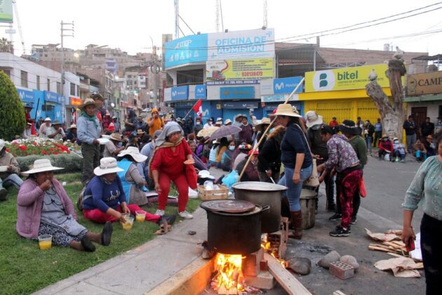Paro en Moquegua Protestas 15122022 16 Olla Comun Ovalo Katherine Maldonado La Prensa Regional
