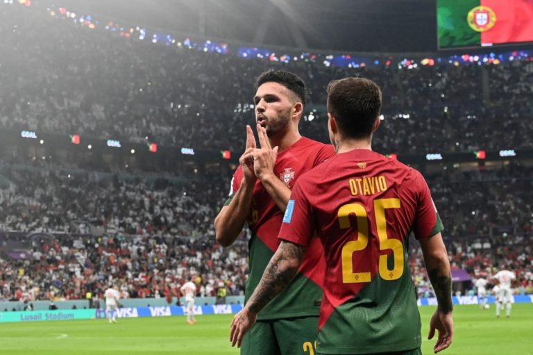 Qatar 2022: Portugal apabulló 6-1 a Suiza con triplete de Gonçalo Ramos