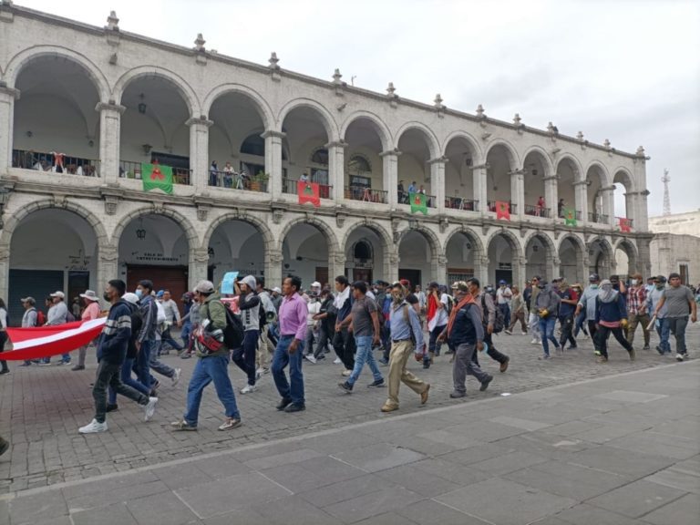 Gobierno declara el estado de emergencia en el departamento de Arequipa