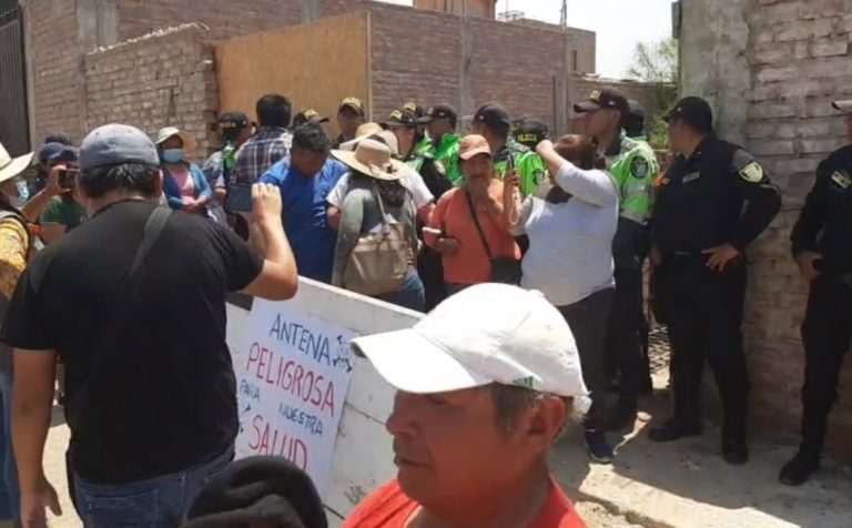 Bellavista: Nuevamente vecinos protestan por instalación de antena 5G