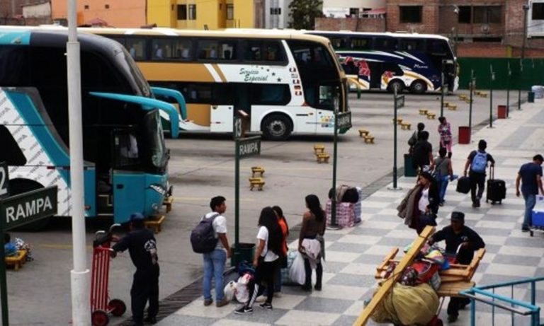 Transporte interprovincial de Arequipa al sur se normaliza