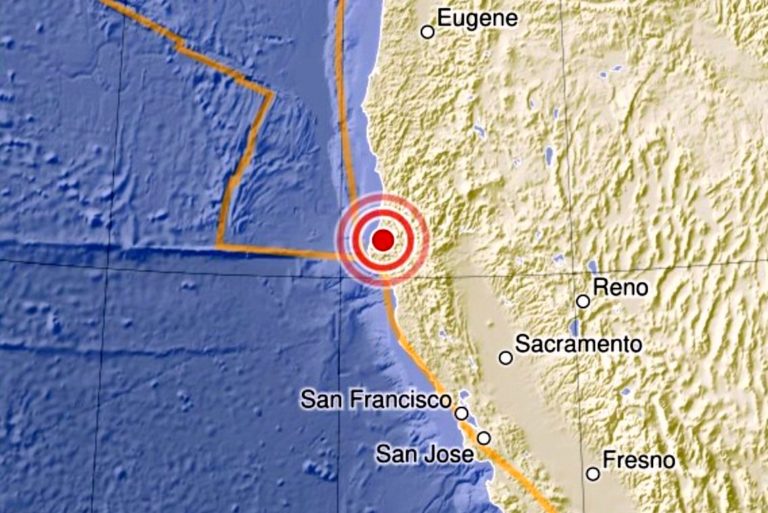 Terremoto de magnitud 6.4 sacudió el norte de California