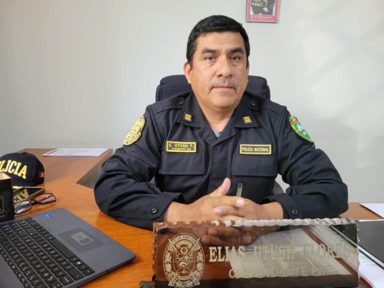 Comandante PNP Elías Utush asume funciones como jefe de la División Policial de Ilo