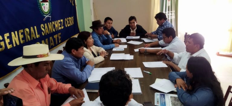 Nuevos alcaldes de General Sánchez Cerro sostuvieron reunión de coordinación