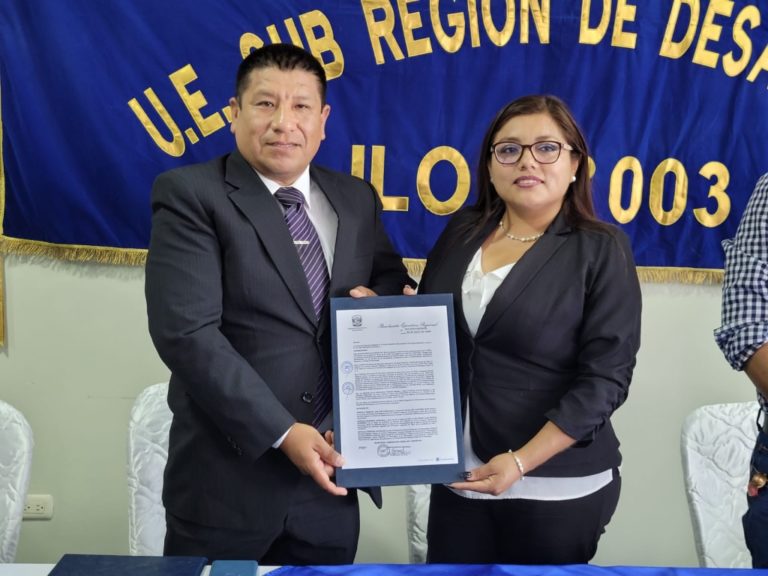 Pedro Ortega Quisberty asumió la gerencia de la Sub Región Ilo