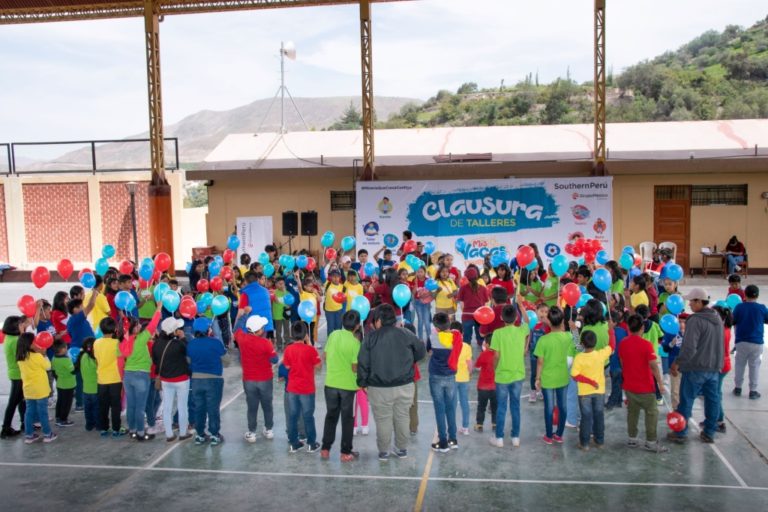 Moquegua: concluye con éxito programa de vacaciones útiles de Southern Perú