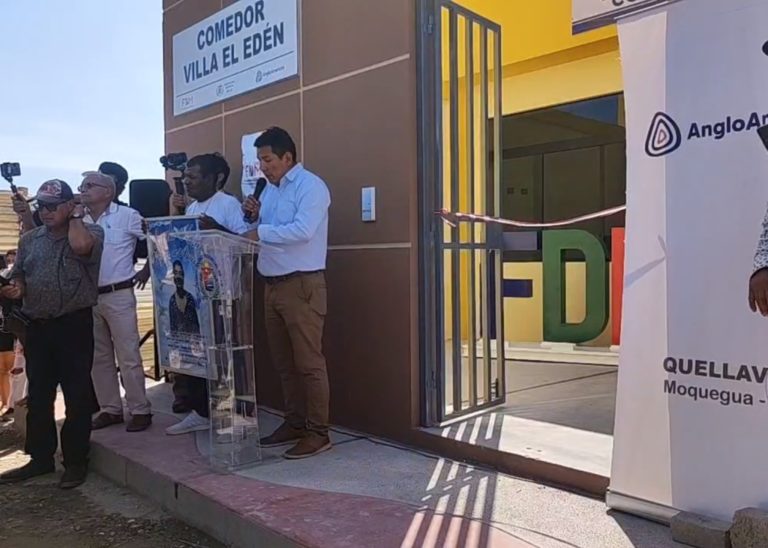 El FDM inaugura comedor popular Villa El Edén que construyó en la Pampa Inalámbrica 